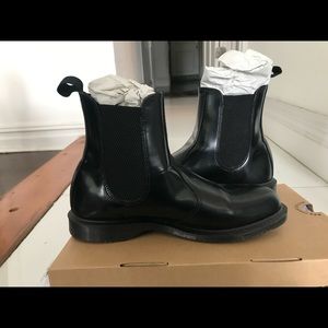 Flors doc martens black leather worn 1x no offers